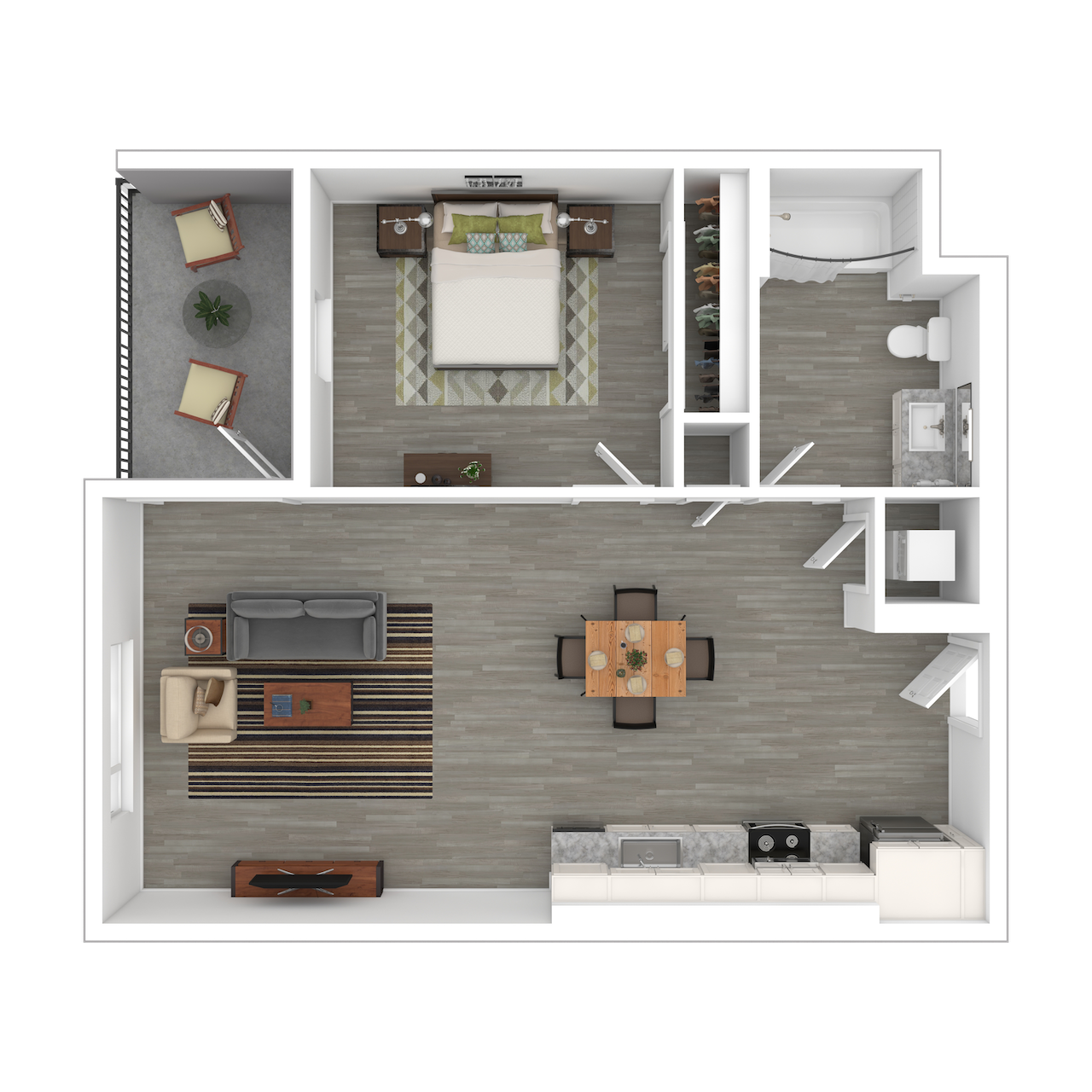 The 1860 Floor Plans Los Feliz, CA Luxury Apartments