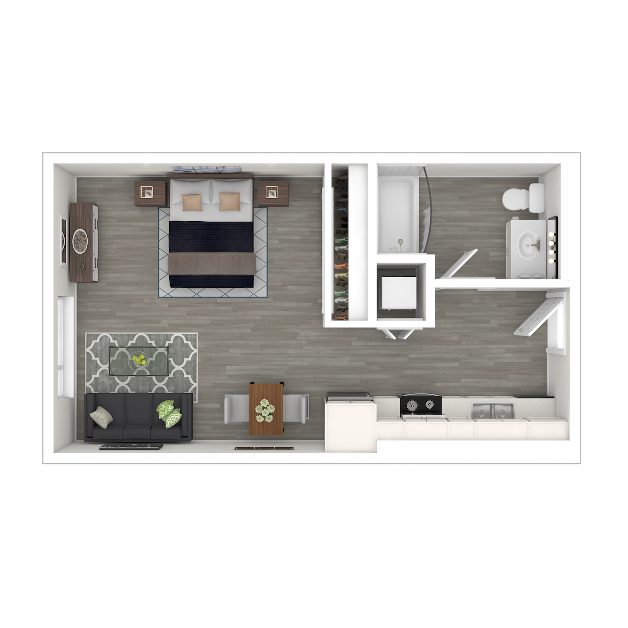 The 1860 Floor Plans Los Feliz, CA Luxury Apartments